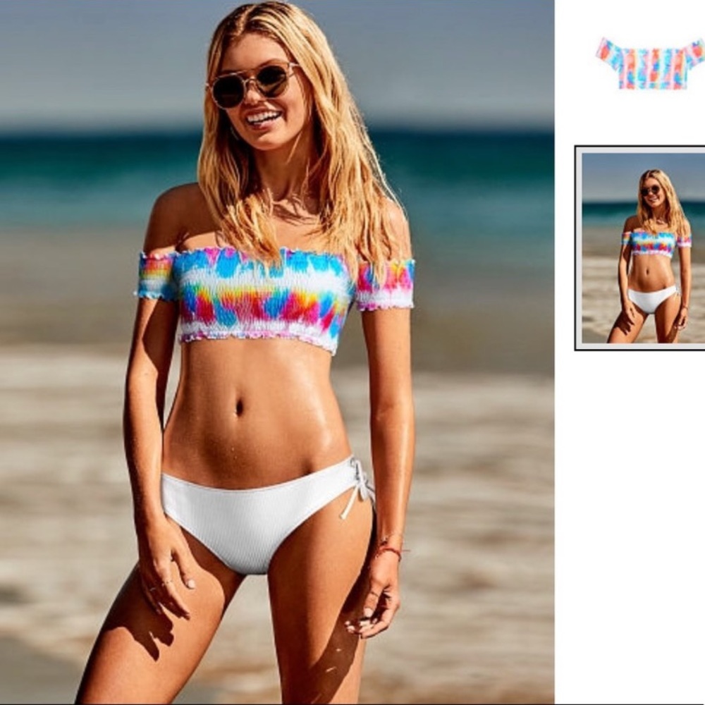 NWT Victoria’s Secret Tie Dyed Bathing Suit Top
